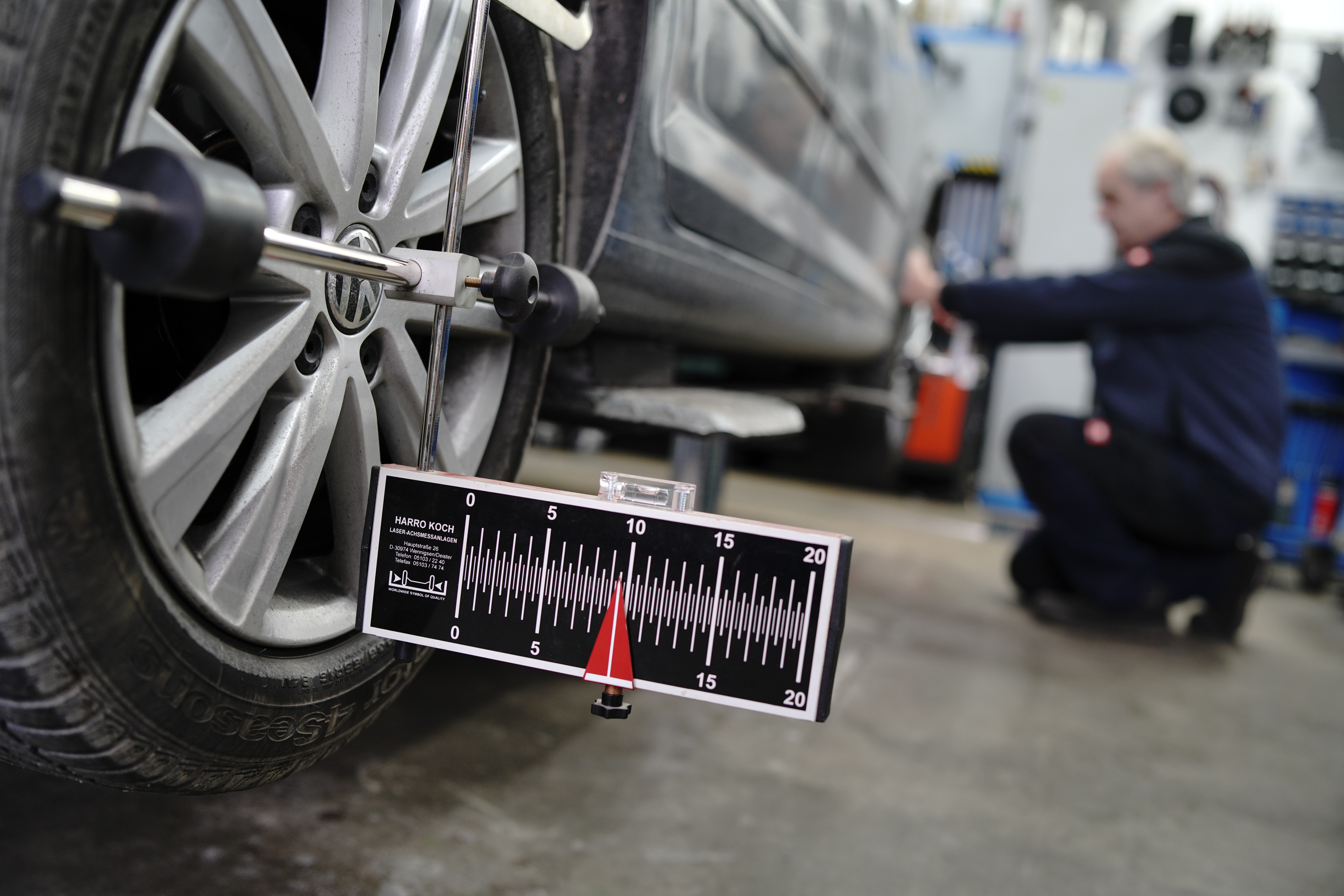 Reifen Achsgeometrie Überprüfung